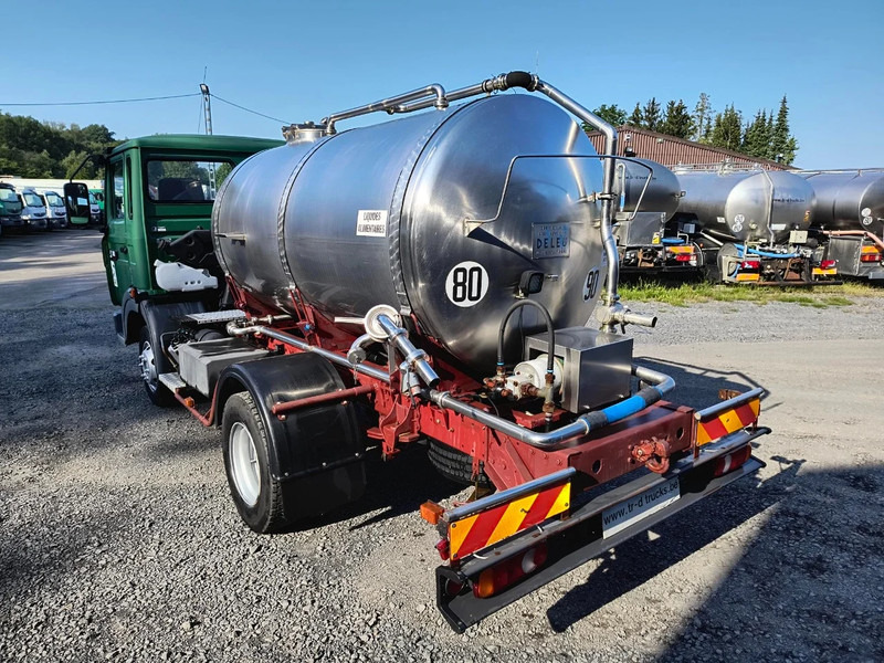 Tanker truck for transportation of milk Renault Midliner S135 - ONLY 54 400KM - SMALL TANK 3680L INSULATED INOX: picture 7
