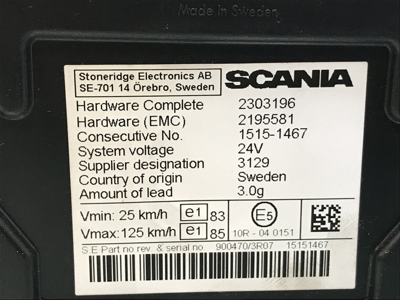 Scania R-Serie Instrumentenpaneel Scania 1900491 - Dashboard for Truck: picture 3 Scania R-Serie Instrumentenpaneel Scania 1900491 - Dashboard for Truck: picture 3