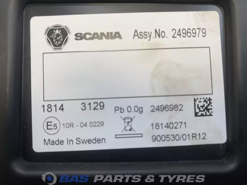 Scania R-Serie NextGen Combi-Instrument Scania 2496979 - Dashboard for Truck: picture 3 Scania R-Serie NextGen Combi-Instrument Scania 2496979 - Dashboard for Truck: picture 3