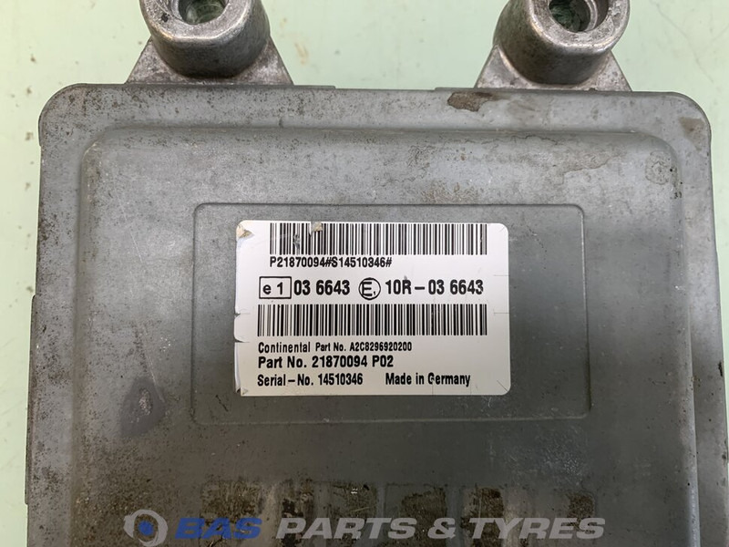 Volvo Regeleenheid Ad-Blue Volvo 21870094 - ECU for Truck: picture 3 Volvo Regeleenheid Ad-Blue Volvo 21870094 - ECU for Truck: picture 3
