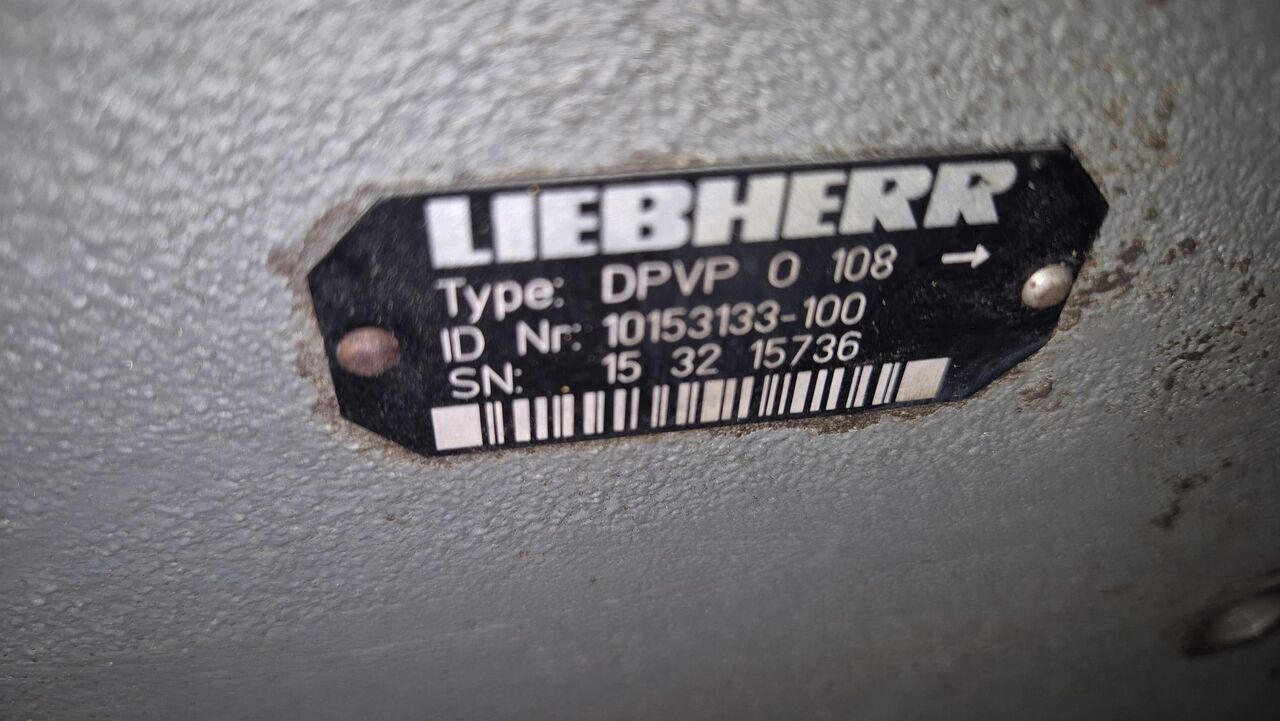 LIEBHERR DPVD O 108 REF.1015133 LIEBHERR R916/R906 - Hydraulic pump for Bus: picture 2 LIEBHERR DPVD O 108 REF.1015133 LIEBHERR R916/R906 - Hydraulic pump for Bus: picture 2