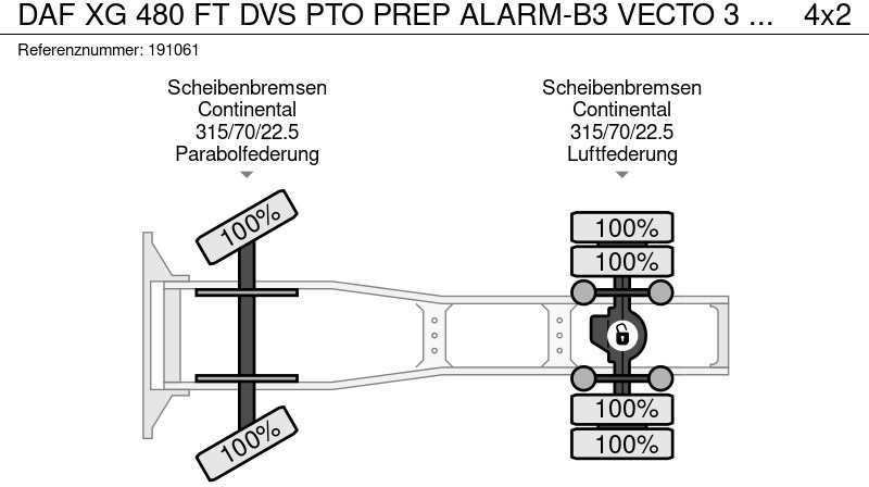 DAF XG 480 FT DVS PTO PREP ALARM-B3 VECTO 3 - COMING SOON - Tractor unit: picture 2 DAF XG 480 FT DVS PTO PREP ALARM-B3 VECTO 3 - COMING SOON - Tractor unit: picture 2