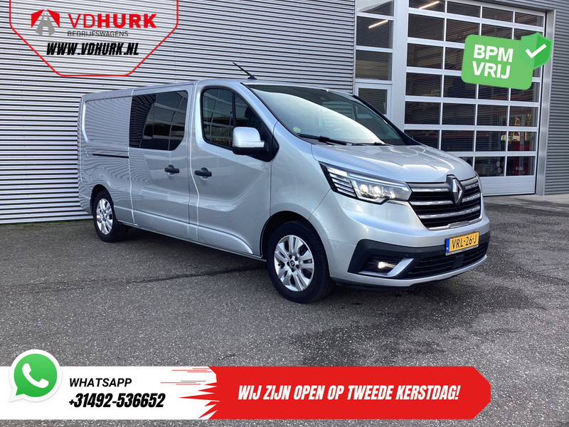 Renault Trafic 2.0 dCi 150 pk Aut. L2 DC Dubbel Cabine NL Auto/ 2xSchuifdeur/ LED/ Carplay/ Climate/ Camera/ PDC/ LMV - Small van, Combi van: picture 1 Renault Trafic 2.0 dCi 150 pk Aut. L2 DC Dubbel Cabine NL Auto/ 2xSchuifdeur/ LED/ Carplay/ Climate/ Camera/ PDC/ LMV - Small van, Combi van: picture 1