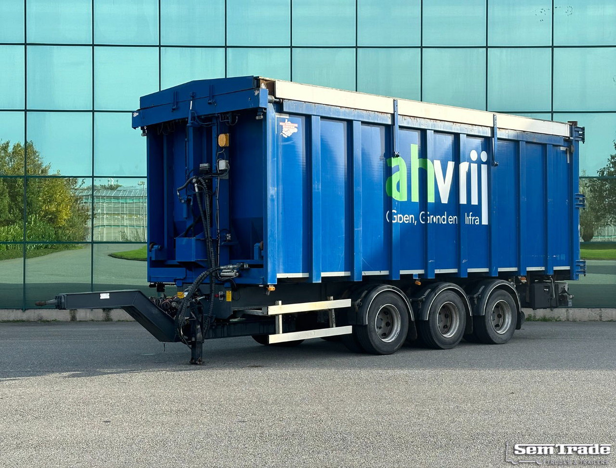 LAG M-3-24 + Piet Ruizeveld DS Lift Axle 72.000 KM Super Condition - Farm tipping trailer/ Dumper: picture 1 LAG M-3-24 + Piet Ruizeveld DS Lift Axle 72.000 KM Super Condition - Farm tipping trailer/ Dumper: picture 1