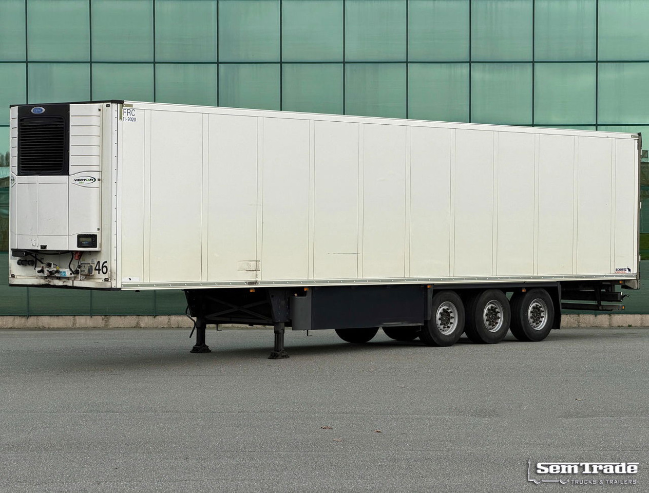 Schmitz Cargobull SCBS3B Carrier Vector 1550 With 6286 Engine Hours Pallet BOX Disc Brakes Belgium-Trailer - Refrigerator semi-trailer: picture 1 Schmitz Cargobull SCBS3B Carrier Vector 1550 With 6286 Engine Hours Pallet BOX Disc Brakes Belgium-Trailer - Refrigerator semi-trailer: picture 1