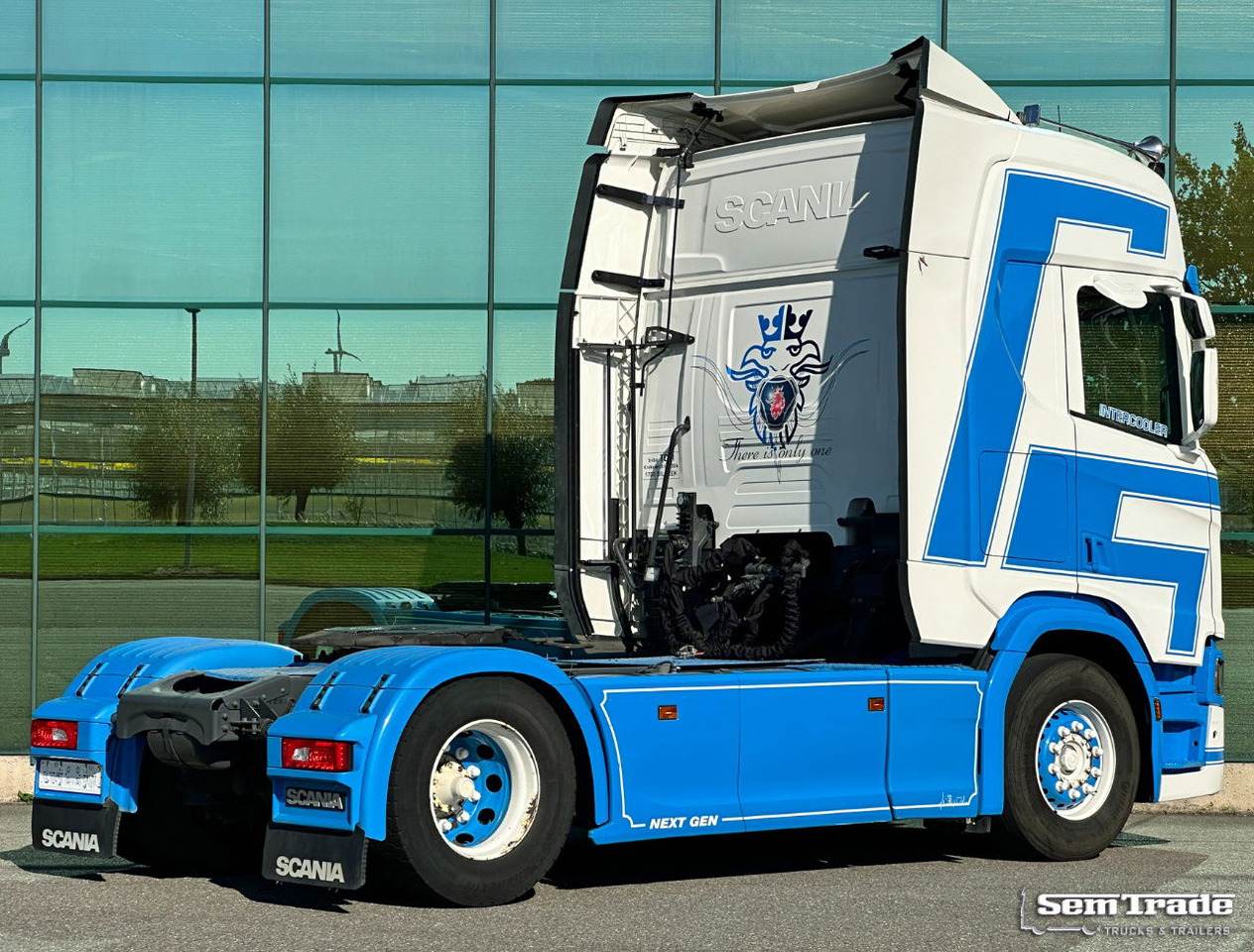 Scania R450 NGS Full AIR Retarder Full Spoiler 2X Tanks Super Condition Belgium-Truck - Tractor unit: picture 4 Scania R450 NGS Full AIR Retarder Full Spoiler 2X Tanks Super Condition Belgium-Truck - Tractor unit: picture 4