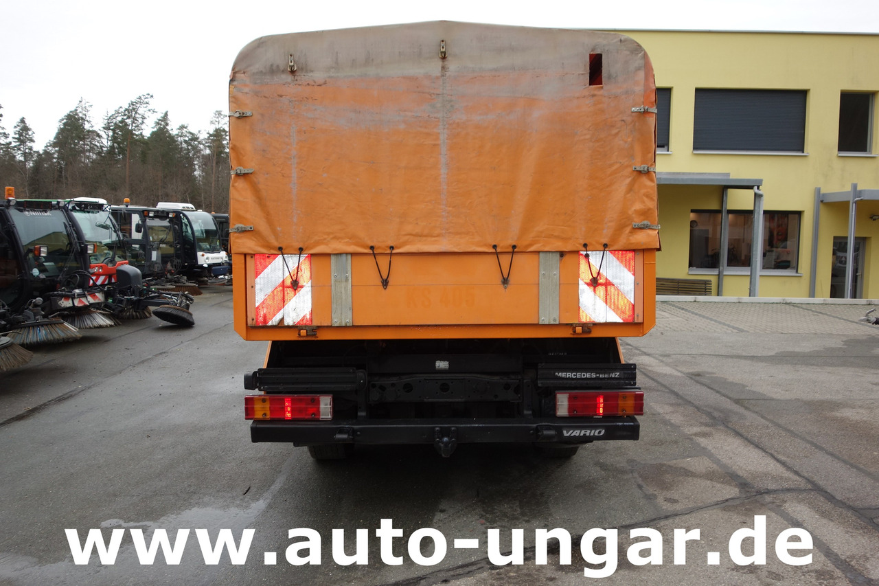 Tipper van MERCEDES-BENZ 614 D Vario Kipper DOKA Plane °961 Winterdienst: picture 15