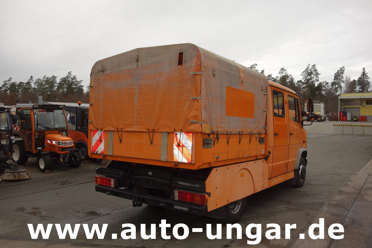 Tipper van MERCEDES-BENZ 614 D Vario Kipper DOKA Plane °961 Winterdienst: picture 17