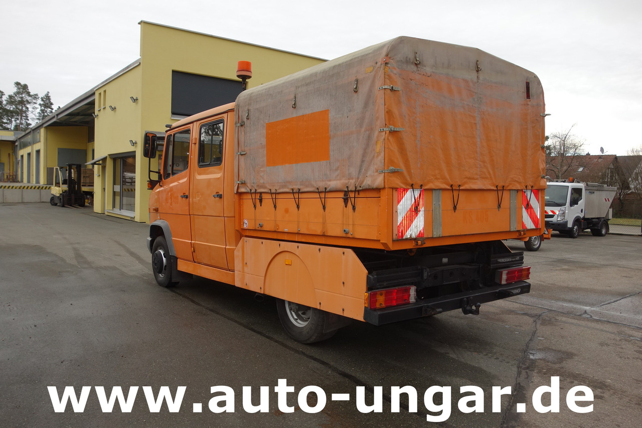 Tipper van MERCEDES-BENZ 614 D Vario Kipper DOKA Plane °961 Winterdienst: picture 14