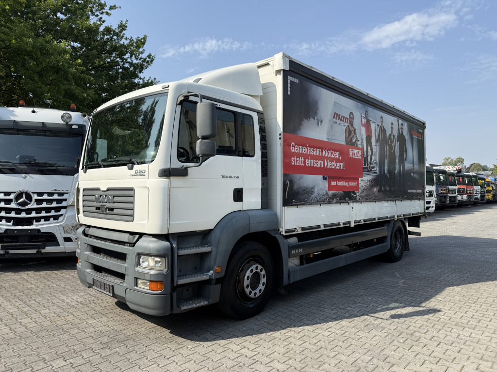 MAN TGA 18.350 4X2 BL Ladebordwand 4.000Kg - Curtain side truck: picture 1 MAN TGA 18.350 4X2 BL Ladebordwand 4.000Kg - Curtain side truck: picture 1