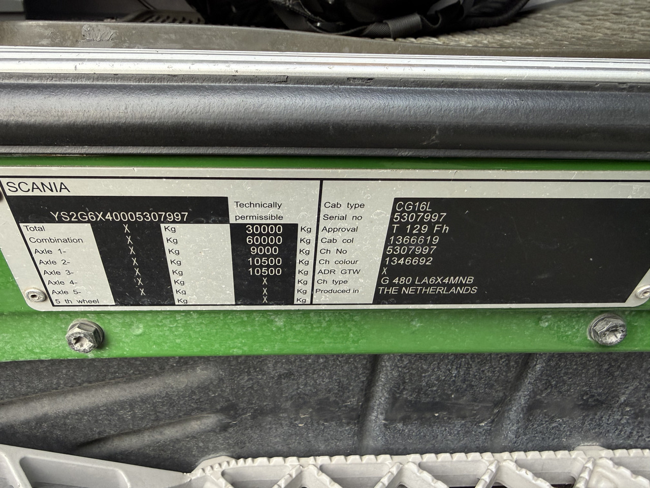 Scania G480 6X4 Kran Effer 255 6S bis 20.5 Meter leasing Scania G480 6X4 Kran Effer 255 6S bis 20.5 Meter: picture 6 Scania G480 6X4 Kran Effer 255 6S bis 20.5 Meter leasing Scania G480 6X4 Kran Effer 255 6S bis 20.5 Meter: picture 6