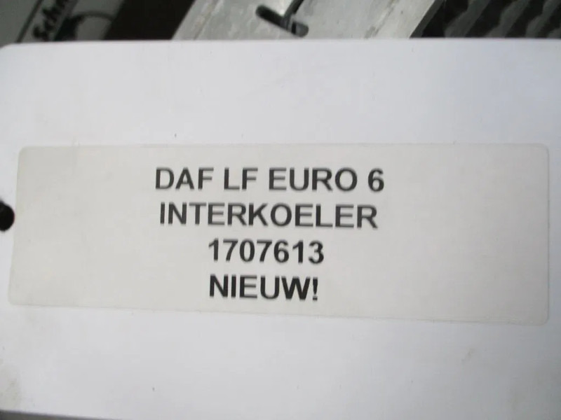DAF 1707613 INTERKOELER DAF LF PX5 PX7 EURO 6 NIEUW! - Intercooler for Truck: picture 2 DAF 1707613 INTERKOELER DAF LF PX5 PX7 EURO 6 NIEUW! - Intercooler for Truck: picture 2