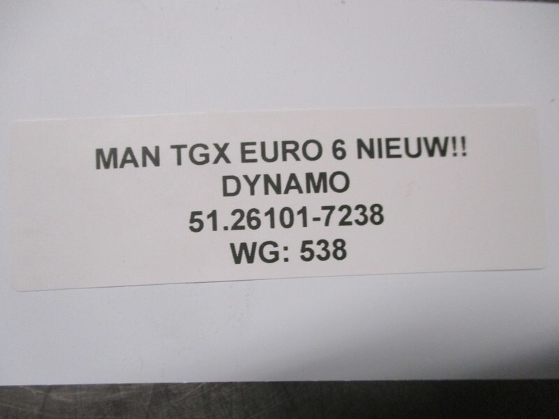 MAN 51.26101-7238 DYNAMO EURO 6 NIEUW!!! - Alternator: picture 3 MAN 51.26101-7238 DYNAMO EURO 6 NIEUW!!! - Alternator: picture 3