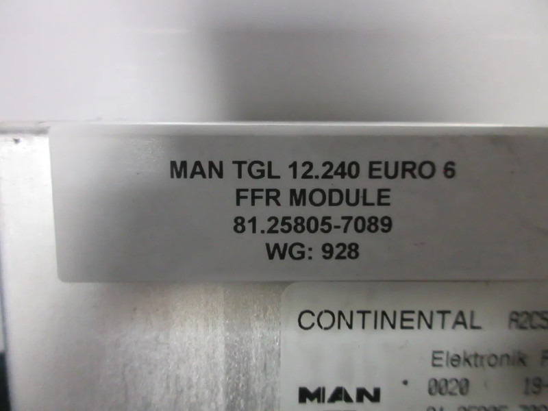 MAN 81.25805-7089 FFR MODULEN MAN EURO TGL TGM EURO 5 - Electrical system for Truck: picture 5 MAN 81.25805-7089 FFR MODULEN MAN EURO TGL TGM EURO 5 - Electrical system for Truck: picture 5
