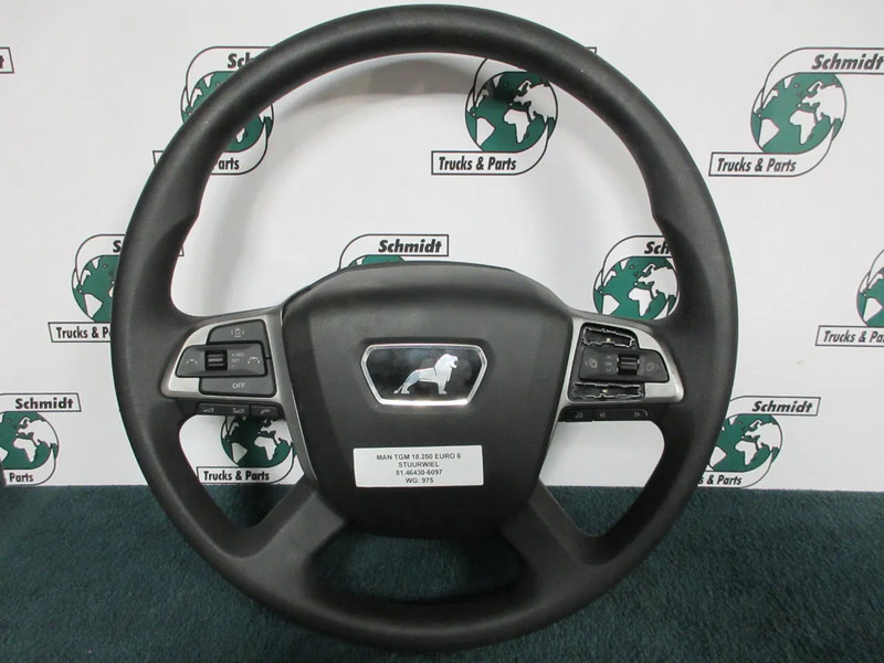 MAN 81.46430-6097 81.46430-0090 STUURWIEL MAN TGM 18.250 EURO 6 MODEL 2024 - Steering wheel for Truck: picture 3 MAN 81.46430-6097 81.46430-0090 STUURWIEL MAN TGM 18.250 EURO 6 MODEL 2024 - Steering wheel for Truck: picture 3