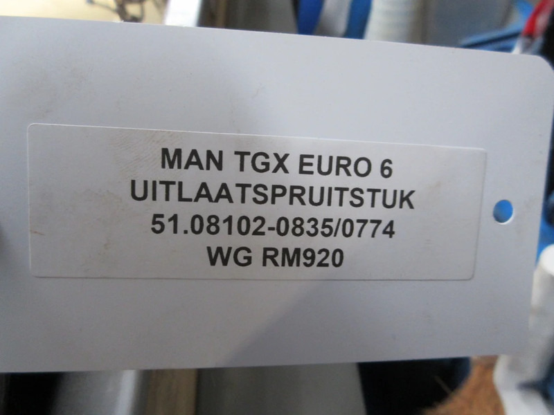 MAN TGX 51.08102-0835/51.08102-0774 UITLAATSPRUITSTUK EURO 6 - Exhaust manifold for Truck: picture 5 MAN TGX 51.08102-0835/51.08102-0774 UITLAATSPRUITSTUK EURO 6 - Exhaust manifold for Truck: picture 5