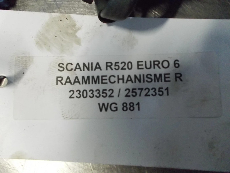 Scania R520 2303352/2572351 RAAMMECHANISME R EURO 6 - Window lift motor for Truck: picture 3 Scania R520 2303352/2572351 RAAMMECHANISME R EURO 6 - Window lift motor for Truck: picture 3