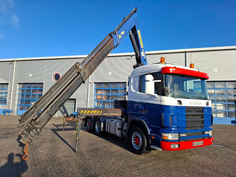 Scania 114G-380 / PALFINGER PK27000 / 16.8 METER / REMOTE / LIFT+LENKACHSE / 635772 KM / MANUAL / EURO-3 / 2002 - Crane truck: picture 5 Scania 114G-380 / PALFINGER PK27000 / 16.8 METER / REMOTE / LIFT+LENKACHSE / 635772 KM / MANUAL / EURO-3 / 2002 - Crane truck: picture 5