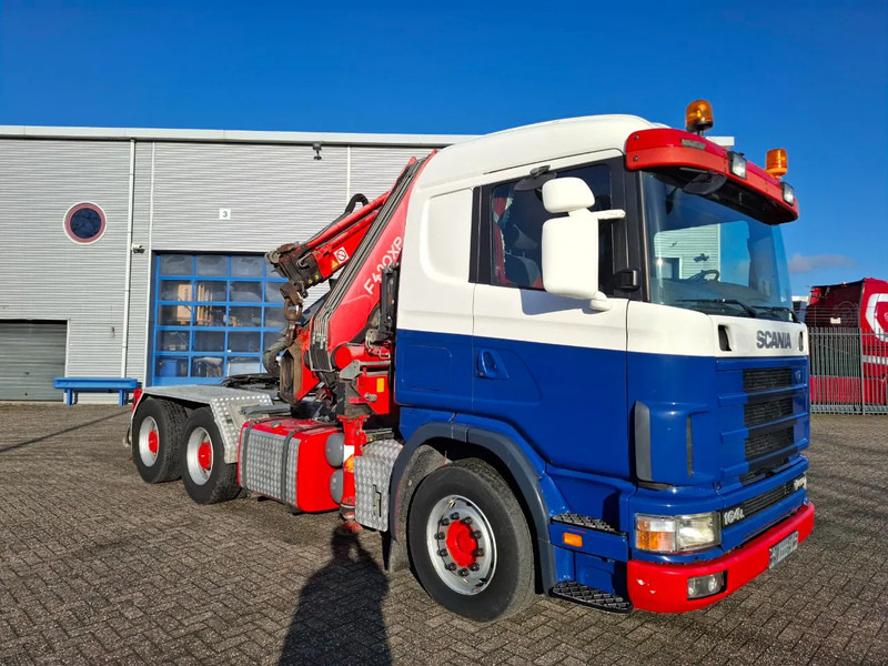 Scania 164L-480 V8 / RETARDER / 2XBIG AXLE / FASSI F420XP / JIB / 27,05 METER / REMOTE / 635772 KM / MANUAL / EURO-3 / 2002 - Crane truck: picture 5 Scania 164L-480 V8 / RETARDER / 2XBIG AXLE / FASSI F420XP / JIB / 27,05 METER / REMOTE / 635772 KM / MANUAL / EURO-3 / 2002 - Crane truck: picture 5