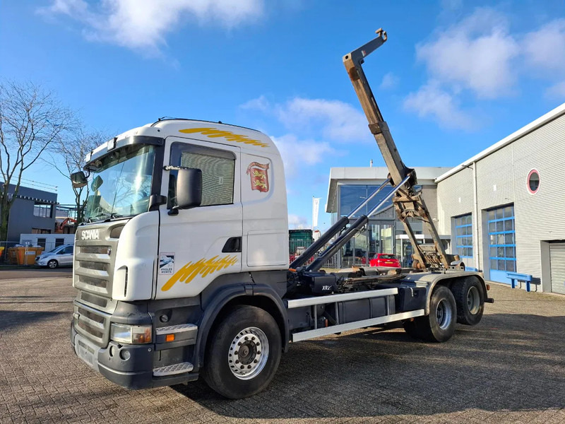 Scania R420 / RETARDER / HIAB MULTILIFT 21 TON / LIFT AXLE / MANUAL / EURO-4 / 2007 - Cable system truck: picture 1 Scania R420 / RETARDER / HIAB MULTILIFT 21 TON / LIFT AXLE / MANUAL / EURO-4 / 2007 - Cable system truck: picture 1
