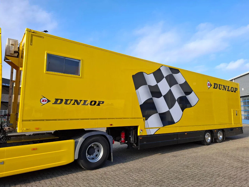 LEVEQUES / RACETRAILER / COMPLETE COMBINATION / HYDRAULIC STAMPS / GENERATOR / AIRCO / 2004 - Semi-trailer: picture 1 LEVEQUES / RACETRAILER / COMPLETE COMBINATION / HYDRAULIC STAMPS / GENERATOR / AIRCO / 2004 - Semi-trailer: picture 1