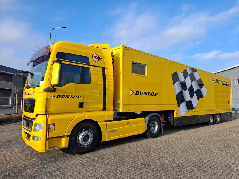 LEVEQUES / RACETRAILER / COMPLETE COMBINATION / HYDRAULIC STAMPS / GENERATOR / AIRCO / 2004 - Semi-trailer: picture 2 LEVEQUES / RACETRAILER / COMPLETE COMBINATION / HYDRAULIC STAMPS / GENERATOR / AIRCO / 2004 - Semi-trailer: picture 2