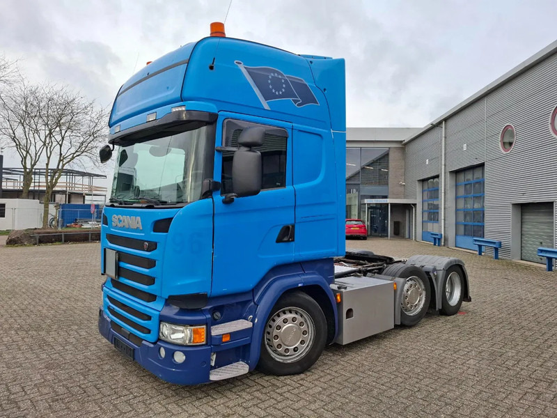 Scania R450 / RETARDER / LIFT+LENKACHSE / GERMAN TRUCK / MEGA / FIFTH WHEEL HEIGHT:100CM / PARK-AIRCO / LWDS / EURO-6 / 2016 - Tractor unit: picture 1 Scania R450 / RETARDER / LIFT+LENKACHSE / GERMAN TRUCK / MEGA / FIFTH WHEEL HEIGHT:100CM / PARK-AIRCO / LWDS / EURO-6 / 2016 - Tractor unit: picture 1