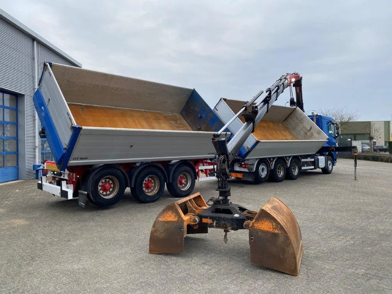 Crane truck Volvo FH4-500 / HMF 3220K-RC / REMOTE / ROTATOR / 3SIDE TIPPER / DYNAMIC STEERING / ONLY:302623 KM / AUTOMATIC / EURO-6 / 2017: picture 8