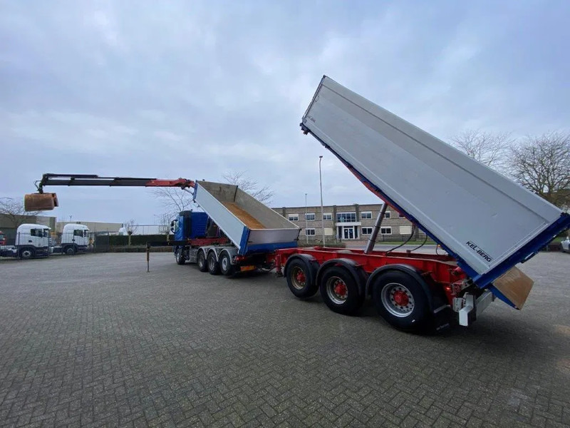 Crane truck Volvo FH4-500 / HMF 3220K-RC / REMOTE / ROTATOR / 3SIDE TIPPER / DYNAMIC STEERING / ONLY:302623 KM / AUTOMATIC / EURO-6 / 2017: picture 5