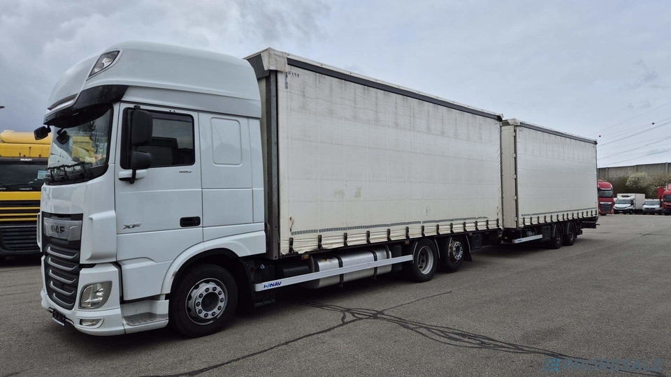 DAF XF 480 FAR SSC EURO 6 velkoobjemová souprava - prodejné jen s přívěsem PANAV TVK18M - P0463W - cena je za celou soupravu - Curtain side truck: picture 2 DAF XF 480 FAR SSC EURO 6 velkoobjemová souprava - prodejné jen s přívěsem PANAV TVK18M - P0463W - cena je za celou soupravu - Curtain side truck: picture 2
