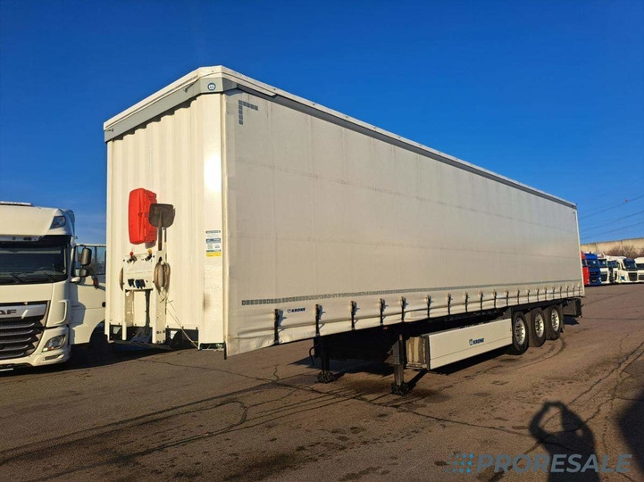 KRONE SD PROFI LINER + paletový koš 32 palet + 2 x zvedací náprava - Curtainsider semi-trailer: picture 2 KRONE SD PROFI LINER + paletový koš 32 palet + 2 x zvedací náprava - Curtainsider semi-trailer: picture 2