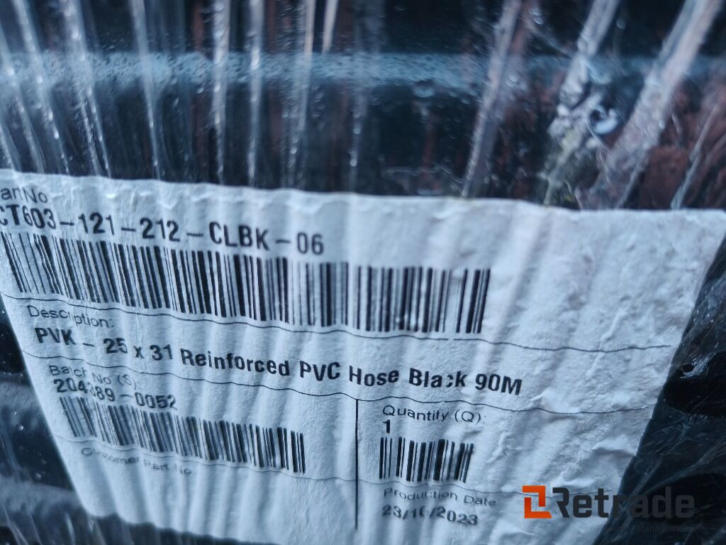 630m Ny luft/vann slange, 25x31 Reinforced PVC Hose - Tool/ Equipment: picture 2 630m Ny luft/vann slange, 25x31 Reinforced PVC Hose - Tool/ Equipment: picture 2