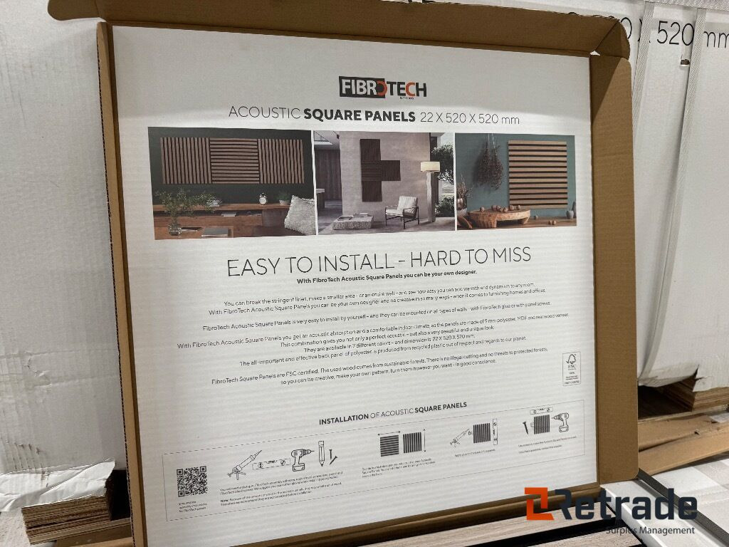 Acoustic Square panels Grey oak - Construction equipment: picture 4 Acoustic Square panels Grey oak - Construction equipment: picture 4