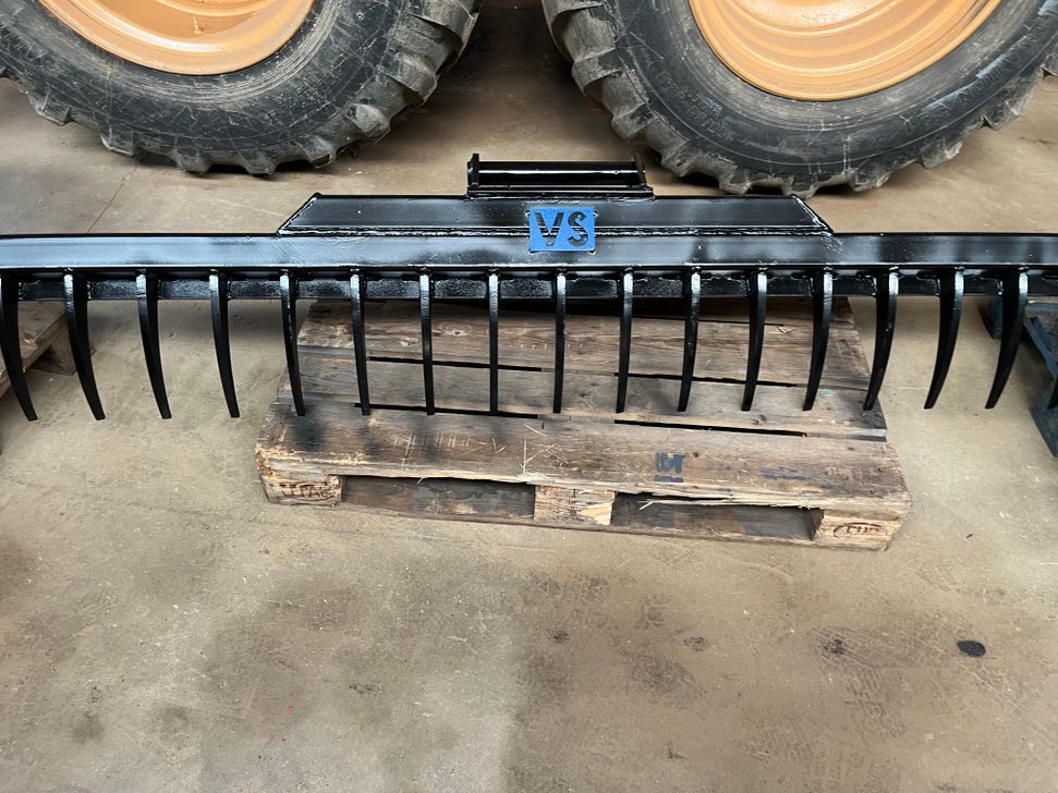 Afretter / Rive for Rendegraver/Excavator 2 M / Leveler / Rake for Backhoe/Excavator 2 M - Tool/ Equipment: picture 2 Afretter / Rive for Rendegraver/Excavator 2 M / Leveler / Rake for Backhoe/Excavator 2 M - Tool/ Equipment: picture 2