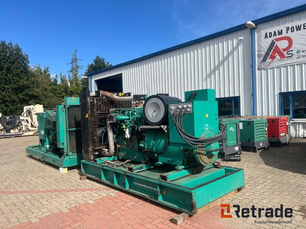 2 stk generatorer Cummins 500KVA QSX15-G8 - Construction machinery: picture 1 2 stk generatorer Cummins 500KVA QSX15-G8 - Construction machinery: picture 1
