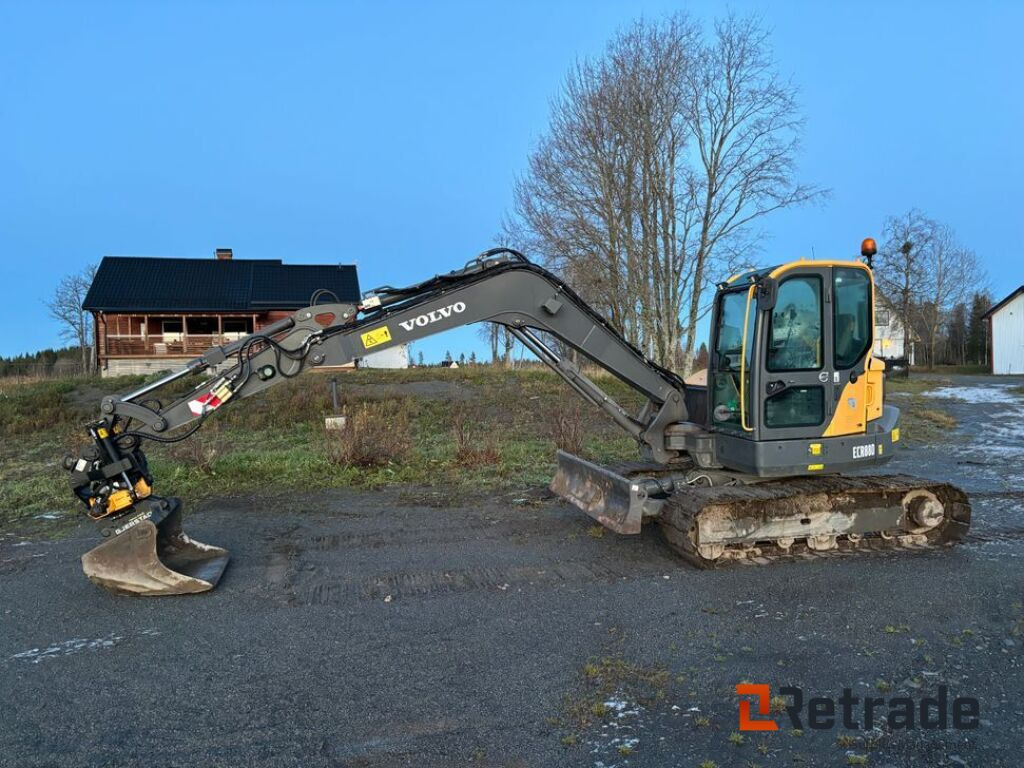 Grävmaskin Volvo ECR88D med redskap - Construction machinery: picture 1 Grävmaskin Volvo ECR88D med redskap - Construction machinery: picture 1