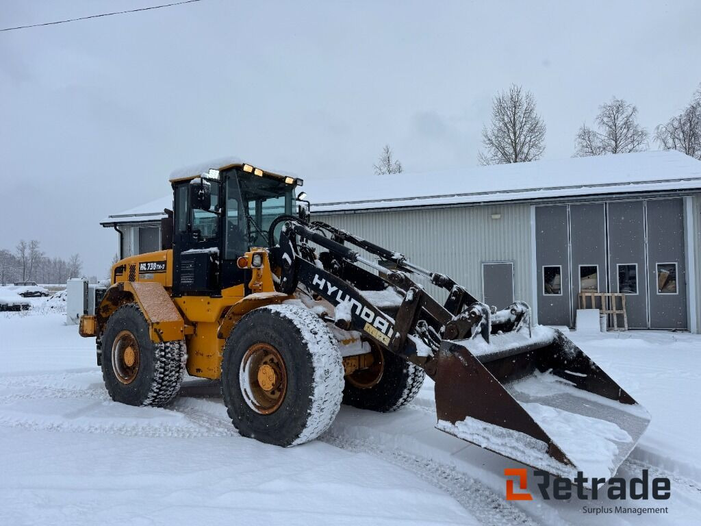 Hjullastare Hyundai HL730 TM-7 med planerskopa - Wheel loader: picture 2 Hjullastare Hyundai HL730 TM-7 med planerskopa - Wheel loader: picture 2