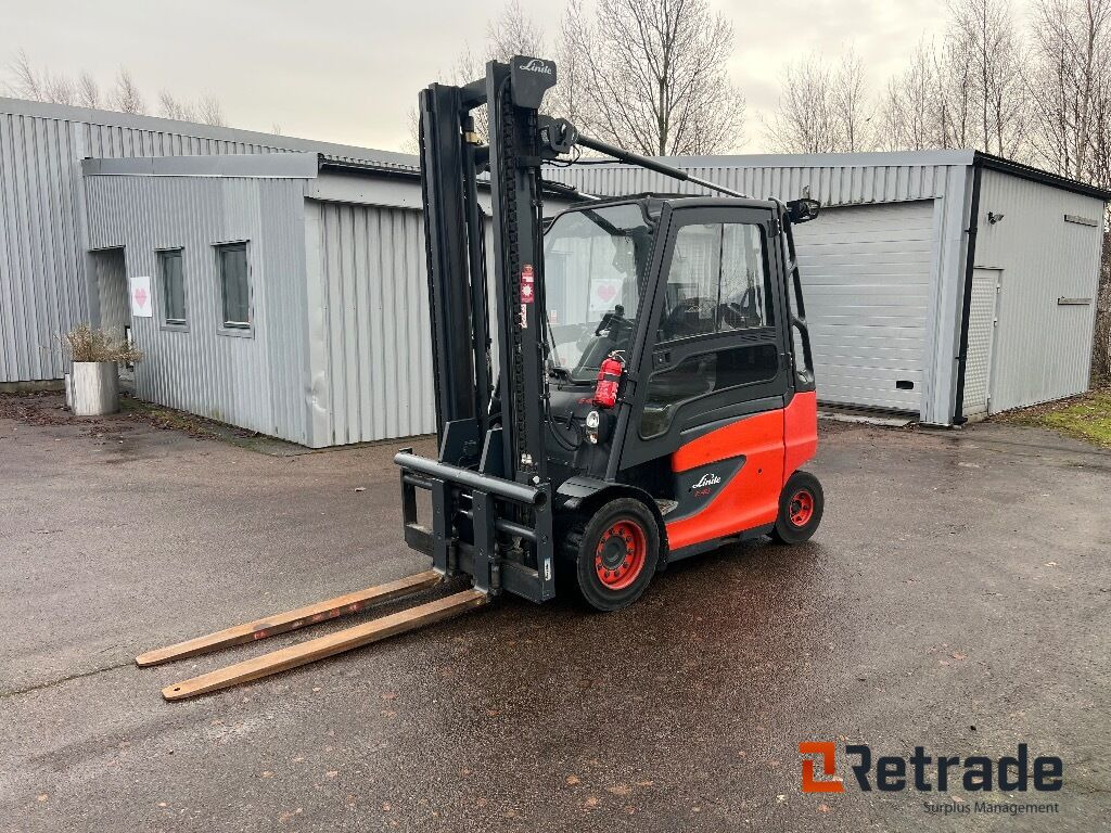 Motviktstruck Linde e340h-01/600, 2017, 3096H, EL truck - Industrial equipment: picture 1 Motviktstruck Linde e340h-01/600, 2017, 3096H, EL truck - Industrial equipment: picture 1