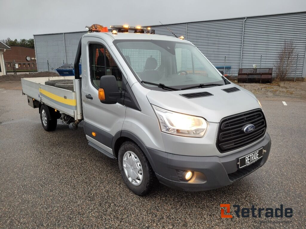Lätt lastbil med flak och kran , Ford Transit 350 2.2 TDCi - Car: picture 3 Lätt lastbil med flak och kran , Ford Transit 350 2.2 TDCi - Car: picture 3