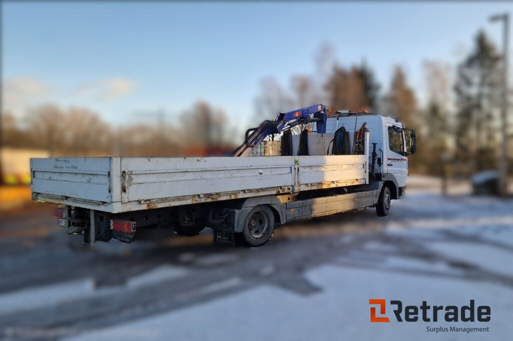 Mercedes-Benz Atego 818L med 6 meter plan og kran - Dropside/ Flatbed truck, Crane truck: picture 3 Mercedes-Benz Atego 818L med 6 meter plan og kran - Dropside/ Flatbed truck, Crane truck: picture 3