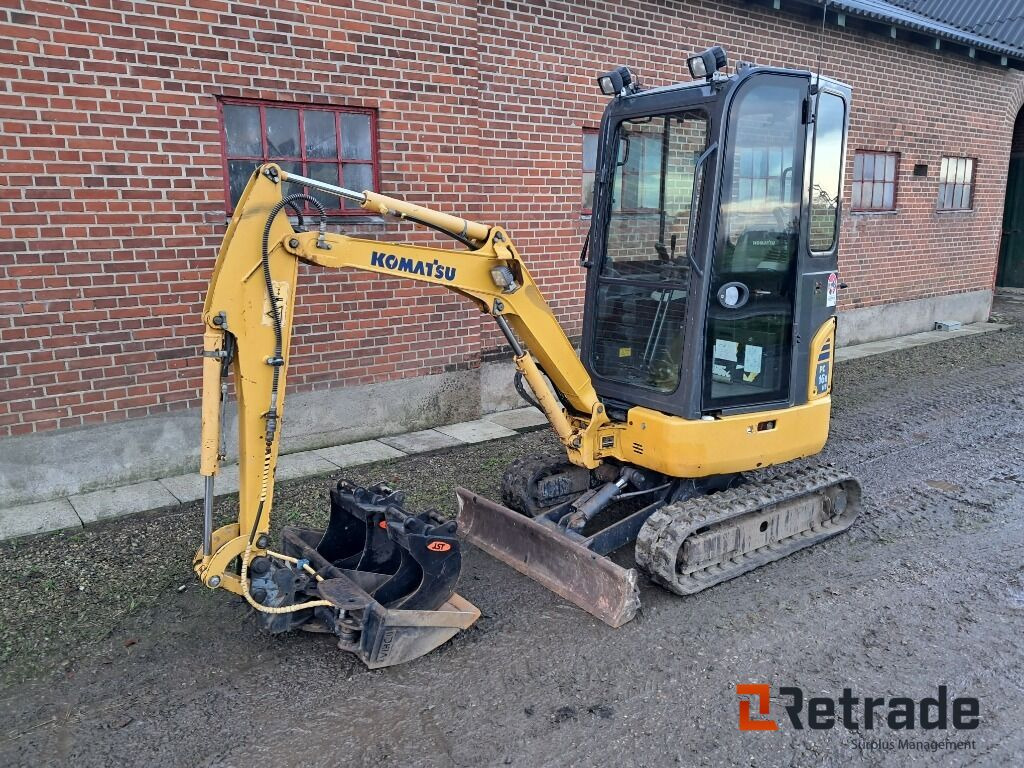 Minigraver Komatsu PC16R-3HS Lavt timetal! - Mini excavator: picture 1 Minigraver Komatsu PC16R-3HS Lavt timetal! - Mini excavator: picture 1