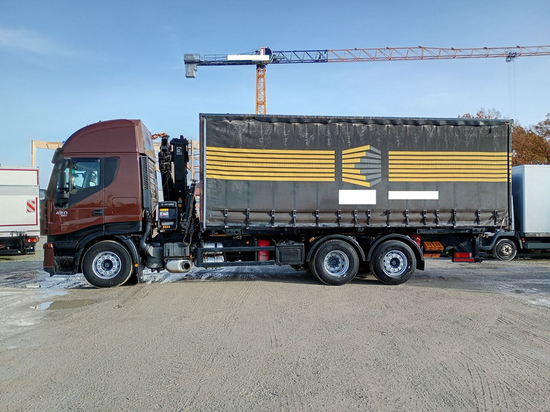 Iveco AS260S42Y/FS mit Kran BDF - Curtain side truck, Crane truck: picture 1 Iveco AS260S42Y/FS mit Kran BDF - Curtain side truck, Crane truck: picture 1