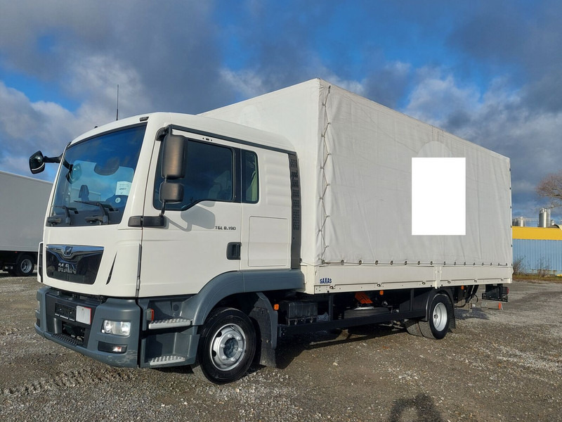 MAN TGL 8.190 L 4x2 Euro 6 LBW AHK - Curtain side truck: picture 1 MAN TGL 8.190 L 4x2 Euro 6 LBW AHK - Curtain side truck: picture 1