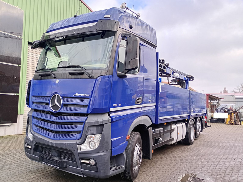 Mercedes-Benz 2545 mit Kran 6X2 Euro6 Atlas 170.2 10,8m Kran - Dropside/ Flatbed truck, Crane truck: picture 2 Mercedes-Benz 2545 mit Kran 6X2 Euro6 Atlas 170.2 10,8m Kran - Dropside/ Flatbed truck, Crane truck: picture 2
