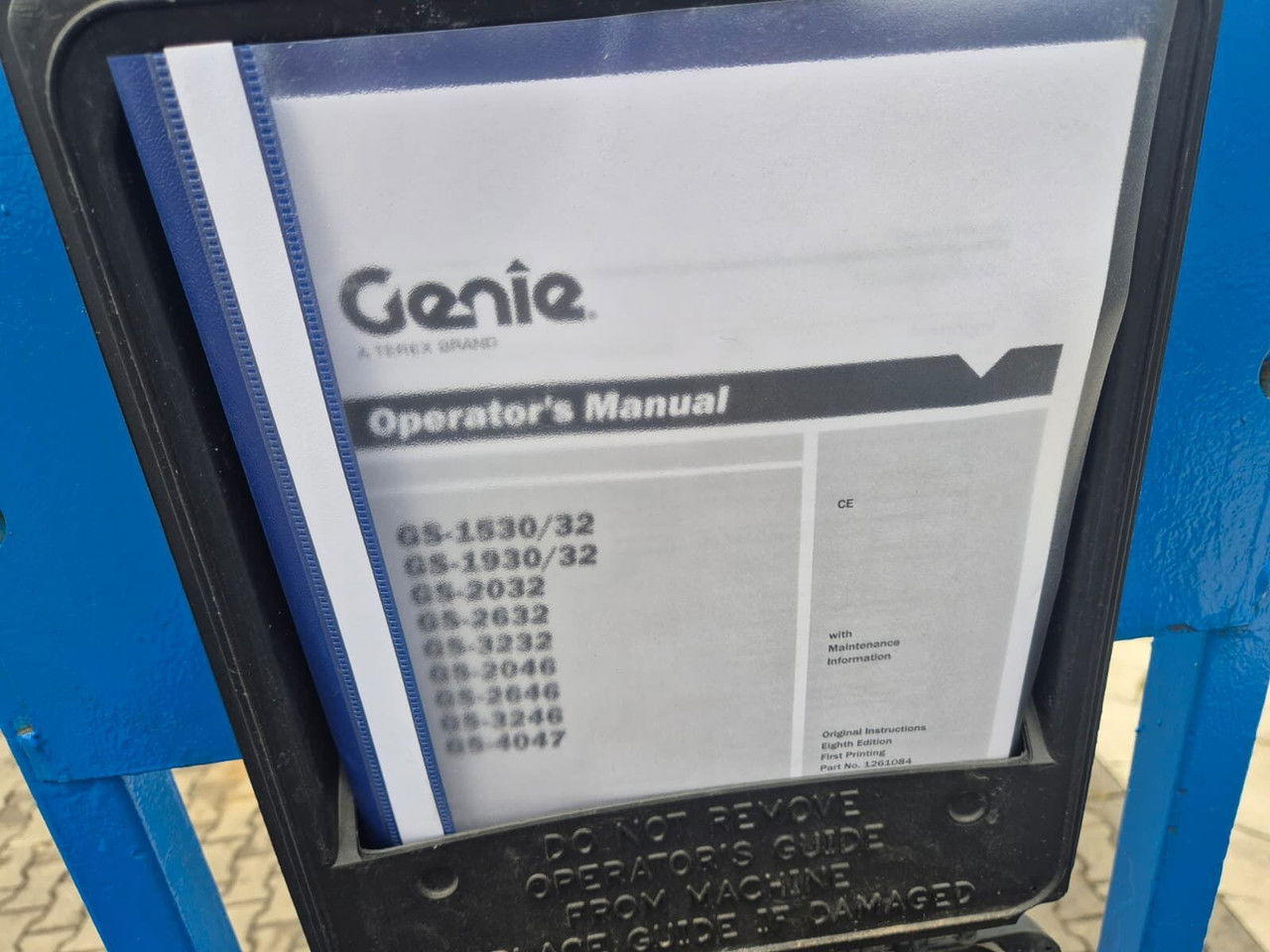 Genie GS 4047 / Electric / 4X4 / 1 owner/ Only 780MH. / GS 4047 / Electric / 4X4 / 1 owner/ Only 780MH. / Very good con leasing Genie GS 4047 / Electric / 4X4 / 1 owner/ Only 780MH. / GS 4047 / Electric / 4X4 / 1 owner/ Only 780MH. / Very good con: picture 17