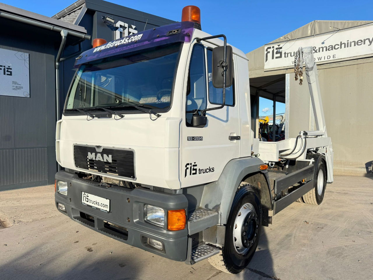 MAN 18.284 LK 4x2 absetz tipper - euro 2 - Container transporter/ Swap body truck: picture 1 MAN 18.284 LK 4x2 absetz tipper - euro 2 - Container transporter/ Swap body truck: picture 1