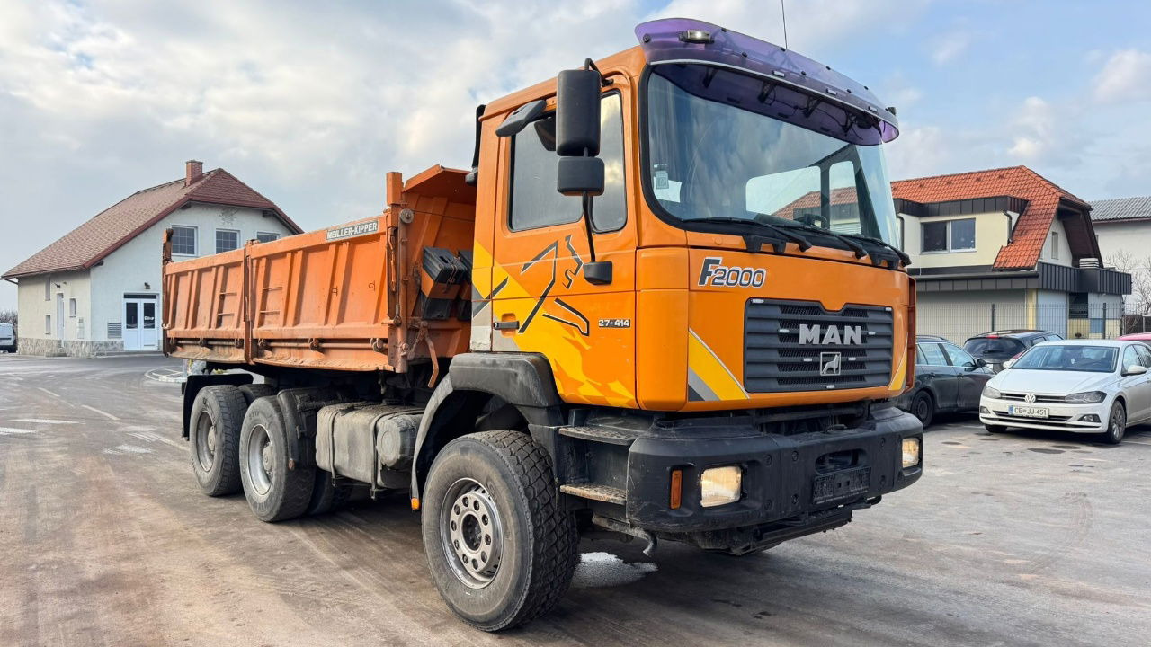 MAN 27.414 DFK 6x4 meiller tipper - full spring - Tipper: picture 2 MAN 27.414 DFK 6x4 meiller tipper - full spring - Tipper: picture 2