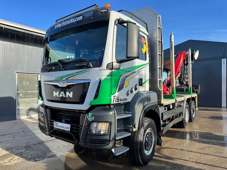 MAN TGS 28.480 6x4/6 - Epsilon M12Z + scissors - steering axle - Timber truck, Crane truck: picture 1 MAN TGS 28.480 6x4/6 - Epsilon M12Z + scissors - steering axle - Timber truck, Crane truck: picture 1