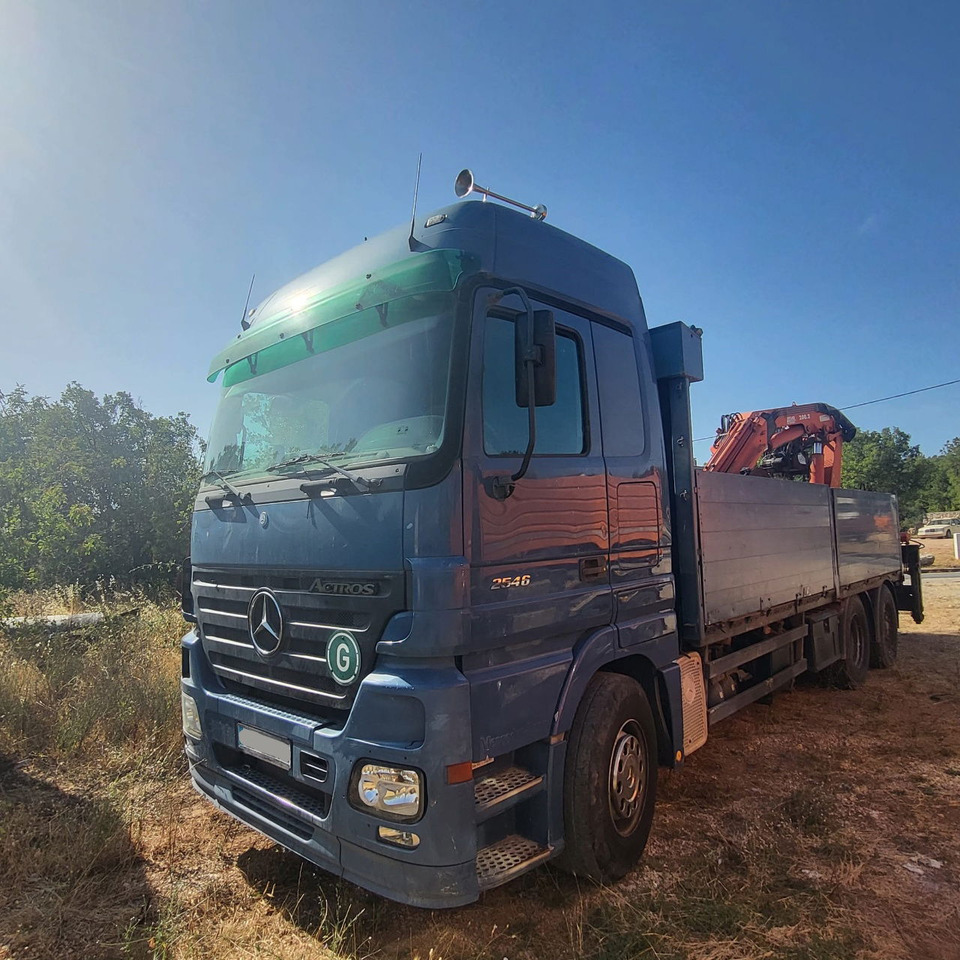 Mercedes-Benz Actros 2546 L 6x2 stake body - crane Atlas 200.2 - Dropside/ Flatbed truck, Crane truck: picture 1 Mercedes-Benz Actros 2546 L 6x2 stake body - crane Atlas 200.2 - Dropside/ Flatbed truck, Crane truck: picture 1