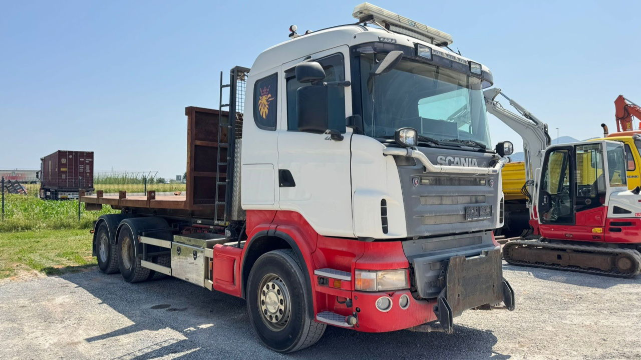 Scania R400 6x2 abroll tipper + plato - Container transporter/ Swap body truck: picture 3 Scania R400 6x2 abroll tipper + plato - Container transporter/ Swap body truck: picture 3